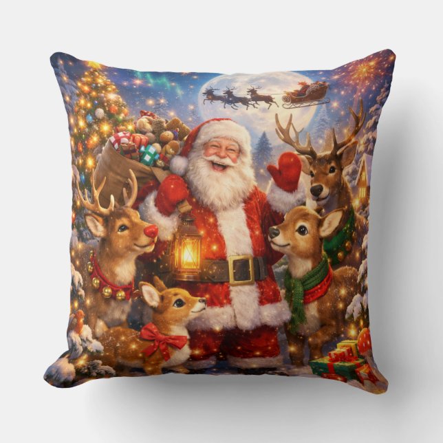 Coussin Joli Père Noël (Recto)