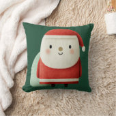 Coussin Joli Père Noël Minimaliste (Couverture)