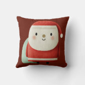 Coussin Joli Père Noël Minimaliste (Verso)