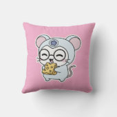Coussin Joli petit adorable souris mignon  (Verso)
