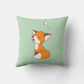 Coussin Joli Petit Fox Sleepy (Verso)