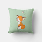 Coussin Joli Petit Fox Sleepy (Recto)