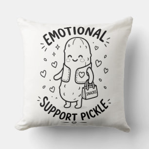 Coussin Joli Pickle de Soutien Pickle de Soutien Émotionne