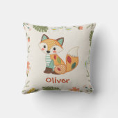 Coussin Joli renard patchwork (Verso)