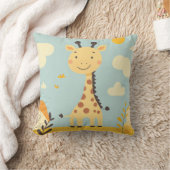 Coussin Joli sourire Girafe Babu Nursery Décor de la maiso (Couverture)