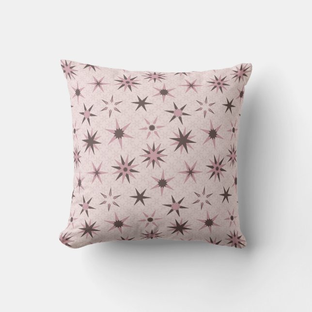 Coussin Joli Stars De Geo Rose - motif. (Recto)