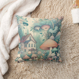 Coussin Joli village fantaisiste au charme cottage