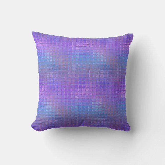 Coussin Joli Violet Iridescente Shimmer Glamor Girl (Recto)