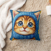 Coussin Joli visage de chat roux (Couverture)