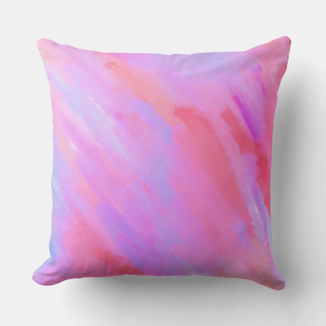 Coussin JoliBright Gras Original Colorful Arty Abstrait (Recto)