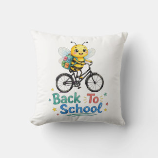 Coussin Jolie abeille retour à l'école