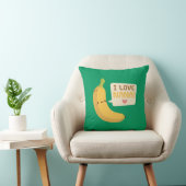 Coussin Jolie banane, j'aime Nana, décoration de chambre d (Chaise)