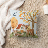 Coussin Jolie campagne de cerfs de bois Maison (Couverture)