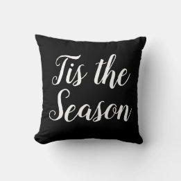 Coussin jolie C'EST LA SAISON - typographie |