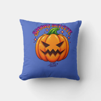 Coussin Jolie citrouille effrayante Jack O Lantern Lancer