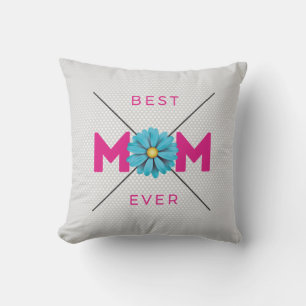 Coussin Jolie conception Texte Meilleure maman Ever pour l