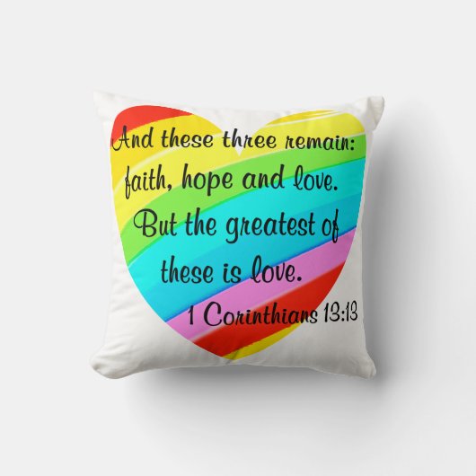 COUSSIN JOLIE CORINTHIANS 13:13 PLANCHER COEUR CONCEPTION (Recto)