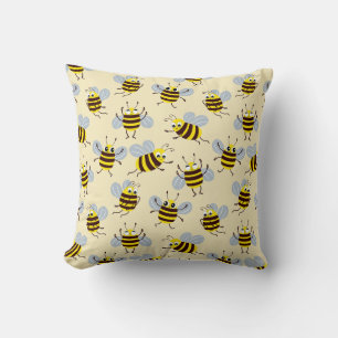 Coussin Jolie Dancing Bee Motif