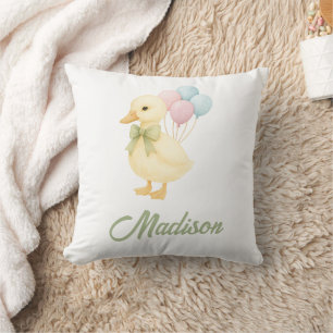 Coussin Jolie décoration de chambre d'enfants au canard à