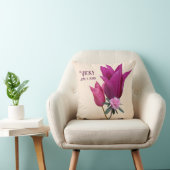 Coussin Jolie douche bébé fille nom personnalisable Vicky (Chaise)