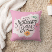 Coussin Jolie écriture pour la fête des mères Calligraphie (Couverture)