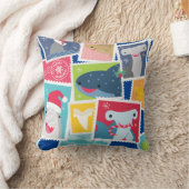 Coussin Jolie espèce de requin Noël (Couverture)