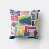Coussin Jolie espèce de requin Noël (Verso)