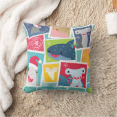 Coussin Jolie espèce de requin Noël (Couverture)