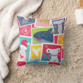 Coussin Jolie espèce de requin Noël (Couverture)