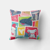 Coussin Jolie espèce de requin Noël (Verso)