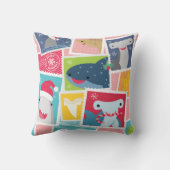 Coussin Jolie espèce de requin Noël (Verso)