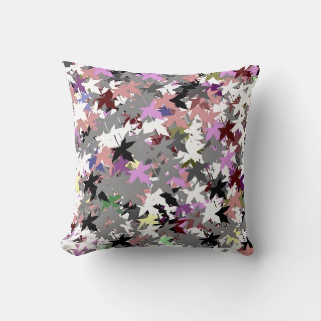 COUSSIN JOLIE FEUILLES D'ARBRE (Recto)