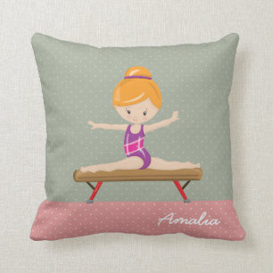 Coussin Jolie fille de gymnastique