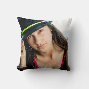 Coussin Jolie fille - Jetez l'oreiller 16" x 16"