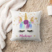 Coussin Jolie licorne florale (Couverture)