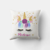 Coussin Jolie licorne florale (Verso)