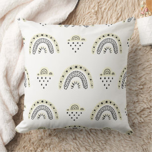 Coussin Jolie Nourrice Abeille et Arc-en-Ciel