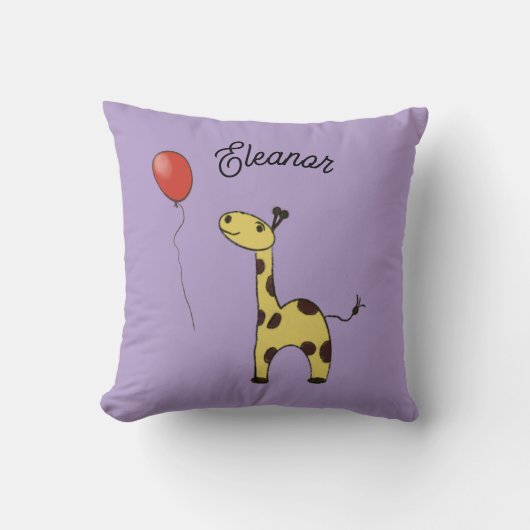 Coussin Jolie petite girafe (Recto)