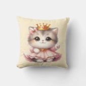 Coussin Jolie petite Kitten Princesse (Recto)