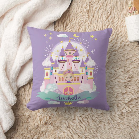 Coussin Jolie princesse personnalisée (Couverture)