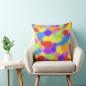 Coussin Jolie rainbow Splodges Abstract Design - (Chaise)