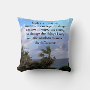 COUSSIN JOLIE SÉRÉNITÉ PRIÈRE PALMIER ARBRE PHOTO CONCEPTI