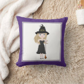 Coussin Jolie sorcière violette (Couverture)