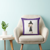 Coussin Jolie sorcière violette (Chaise)