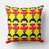 Coussin Jolies Filles Jaunes (Verso)