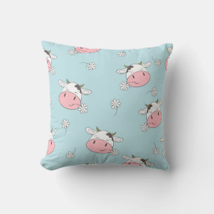 Coussin Jolies Fleurs Filles : Vintage Creusé à la main