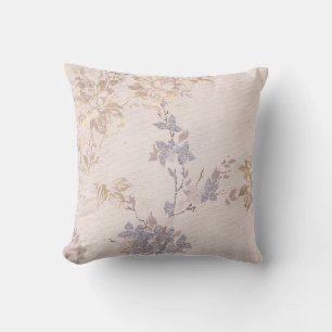 COUSSIN JOLIMENT DUSTY ROSE OR BLEU FLORAL CUSHION