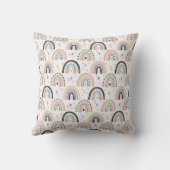 Coussin Jolis arcs-en-ciel pastel (Verso)