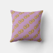 Coussin jolis biscuits cartoon kawaii au chocolat (Verso)