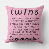 Coussin Jolis Jumeaux (Recto)